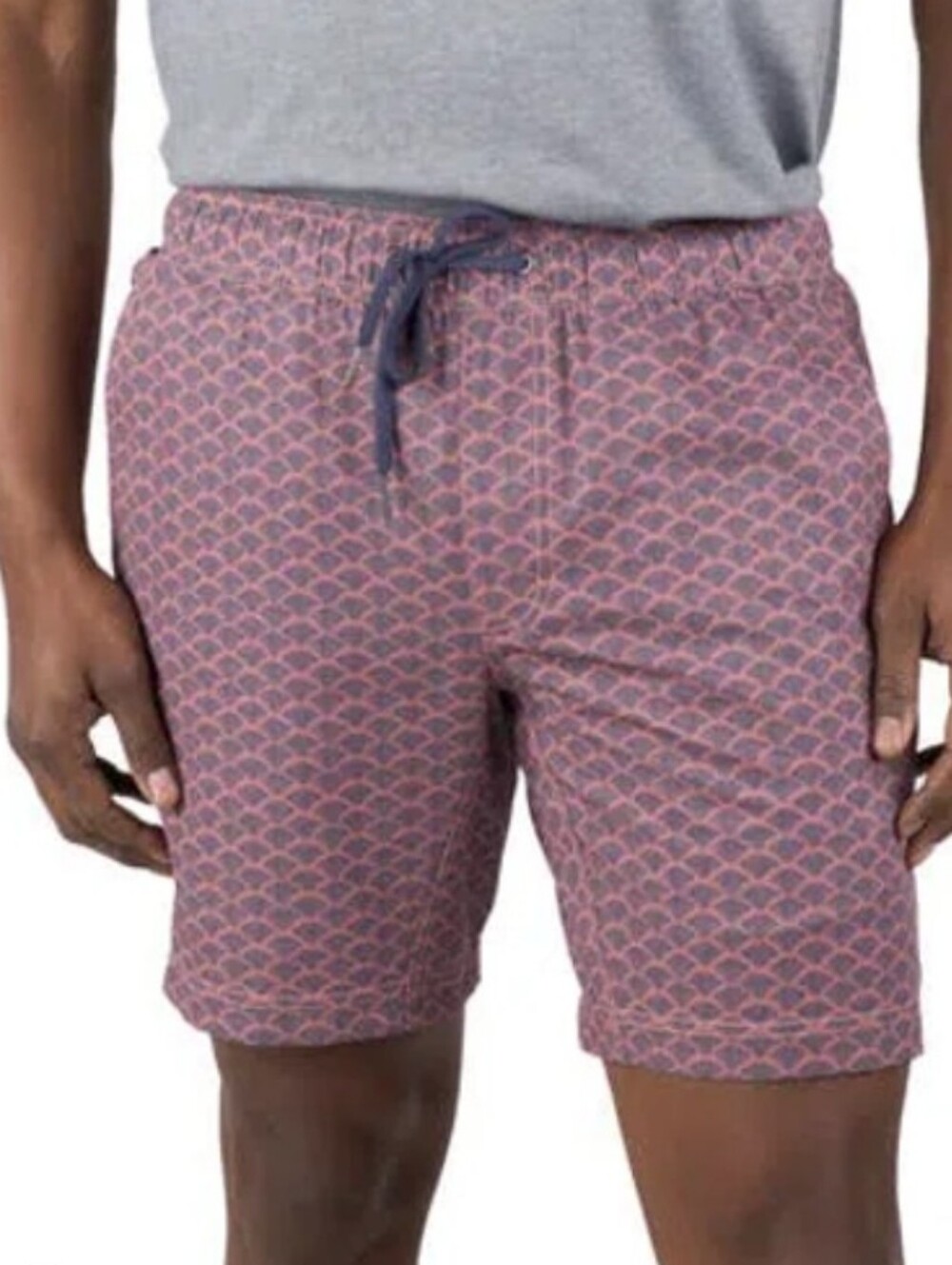 Tailor Vintage OSUN™ 7" With Dusty Rose Waves Pattern And Built In Liner Men's S